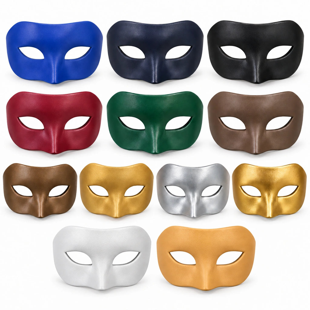 Plain Leather Masquerade Mask