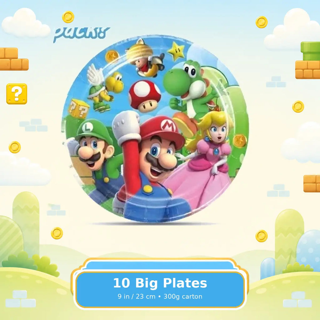 Super Mario Birthday Party Set