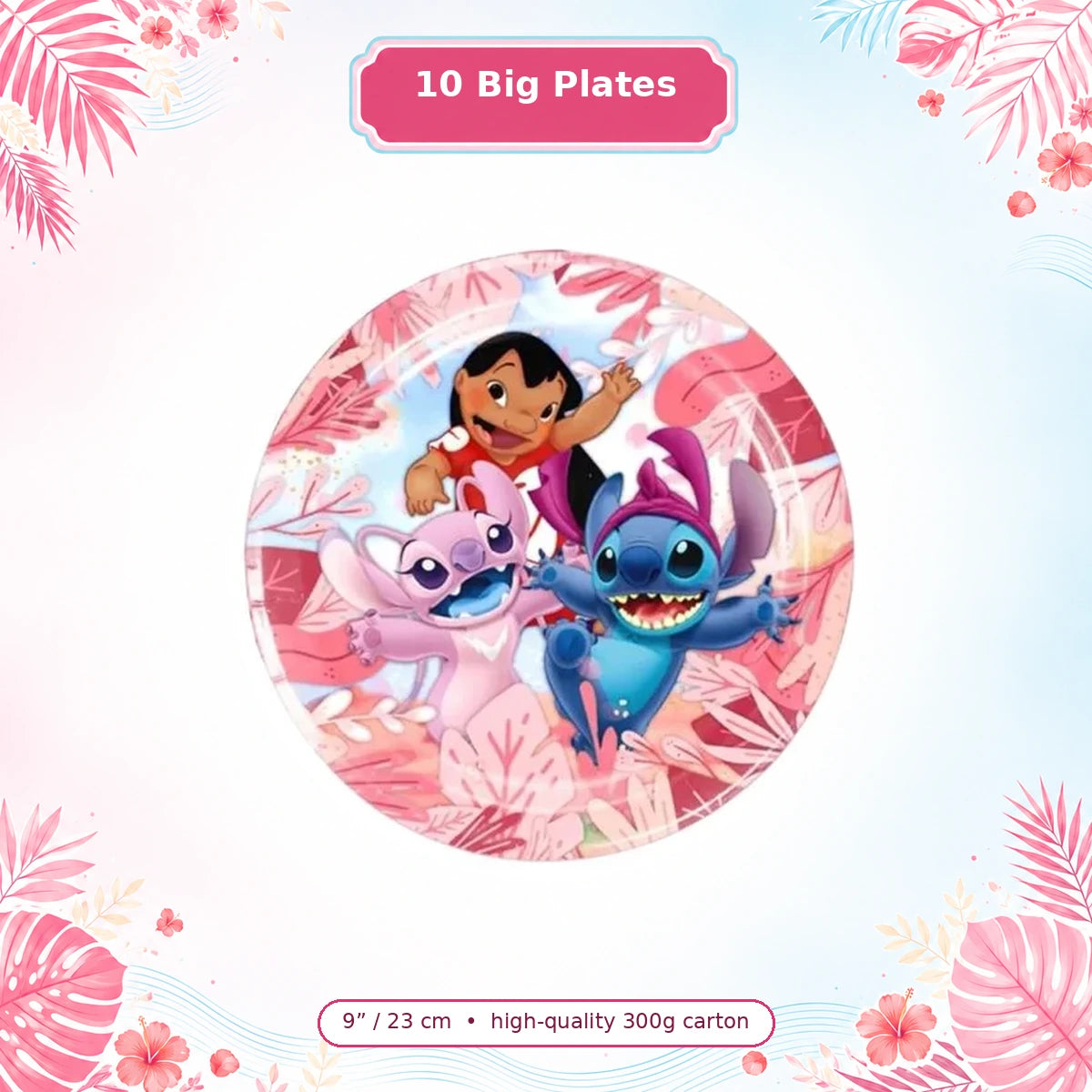 Lilo & Stitch Pink Birthday Party Set