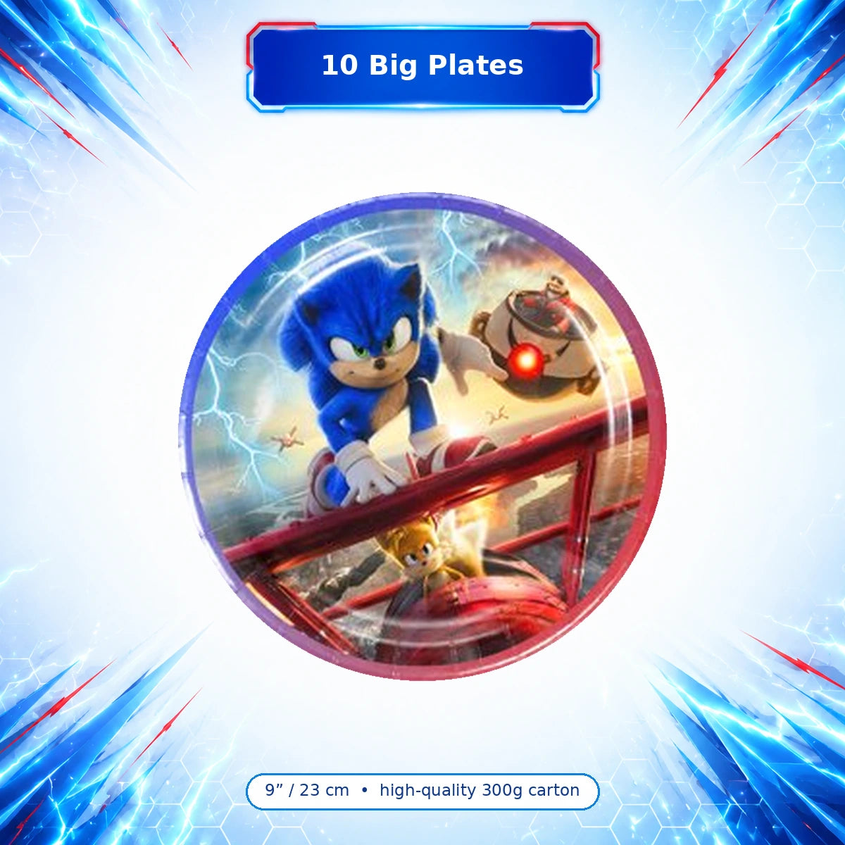 Sonic Birthday Party Set