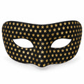Plain Metallic Star Masquerade Mask
