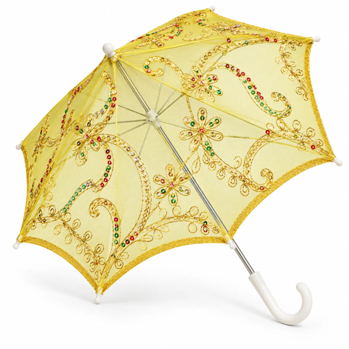 Decorative Lace Parasol Umbrella - 38 cm