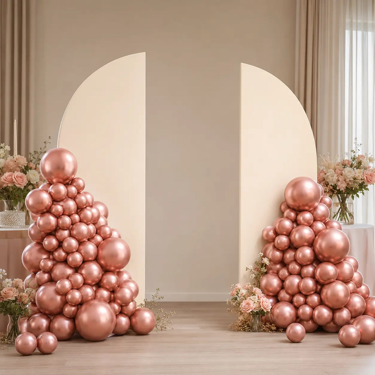 Rose Gold Balloon Decoration Set