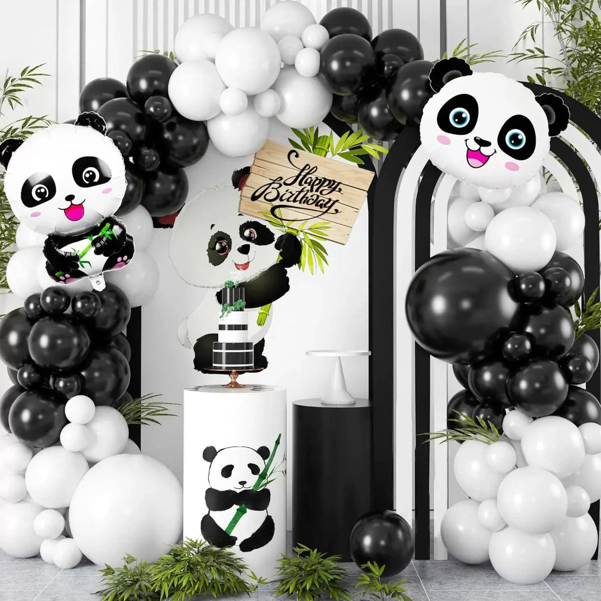 Panda Theme Balloon Decoration Set