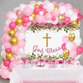 Pink, White & Gold Balloon Decoration Set
