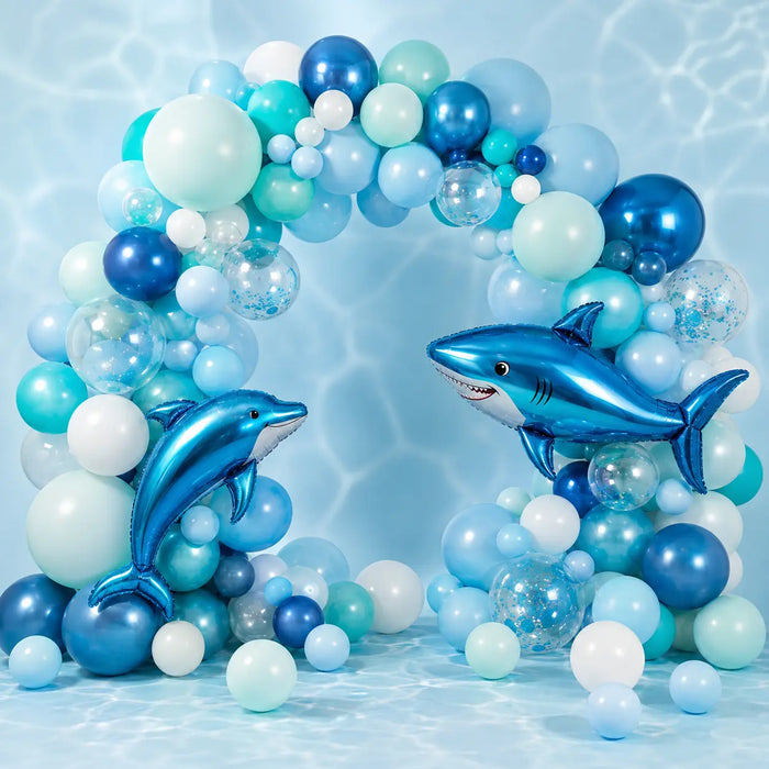 Shark Theme Balloon Decoration Set