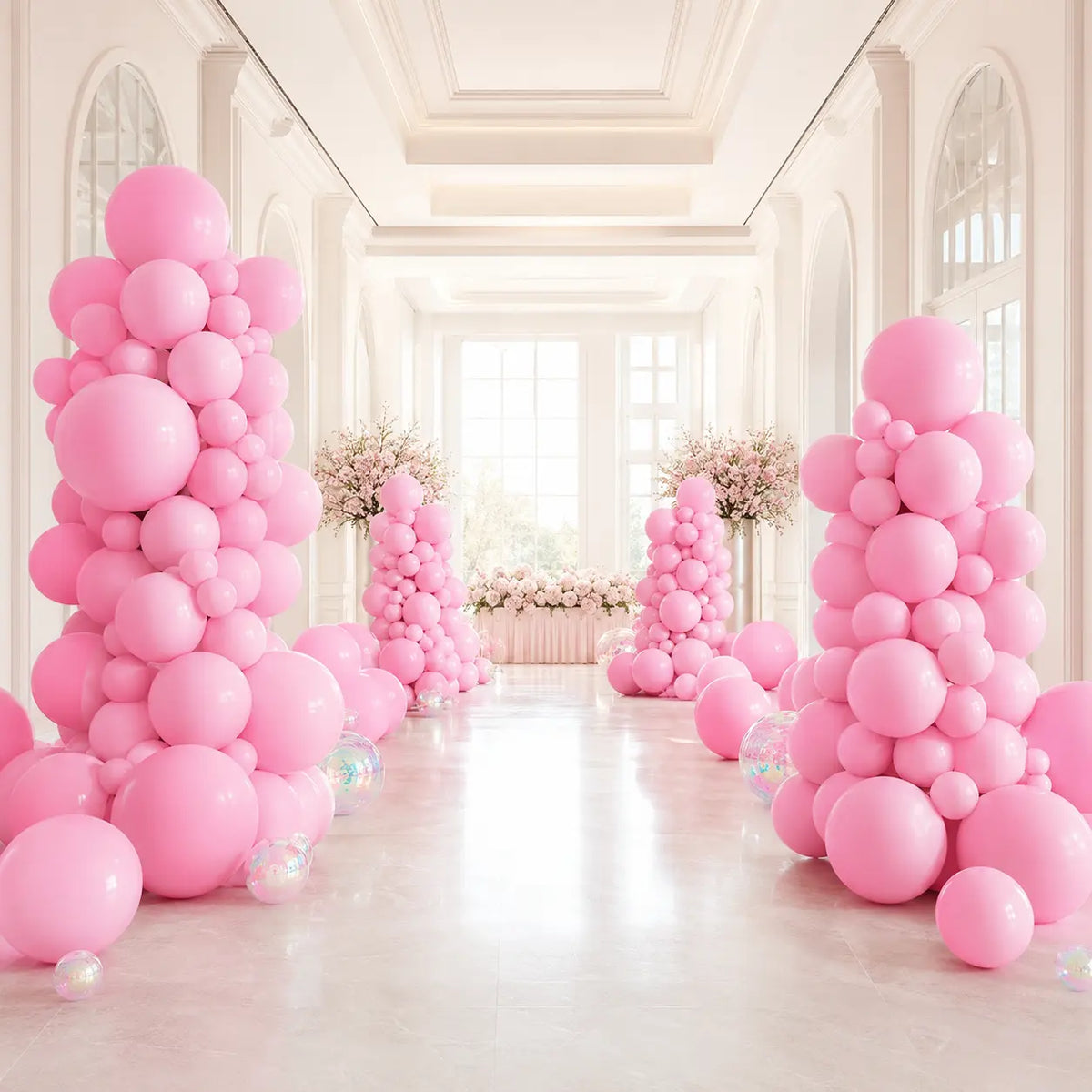 Pink Balloon Decoration Set