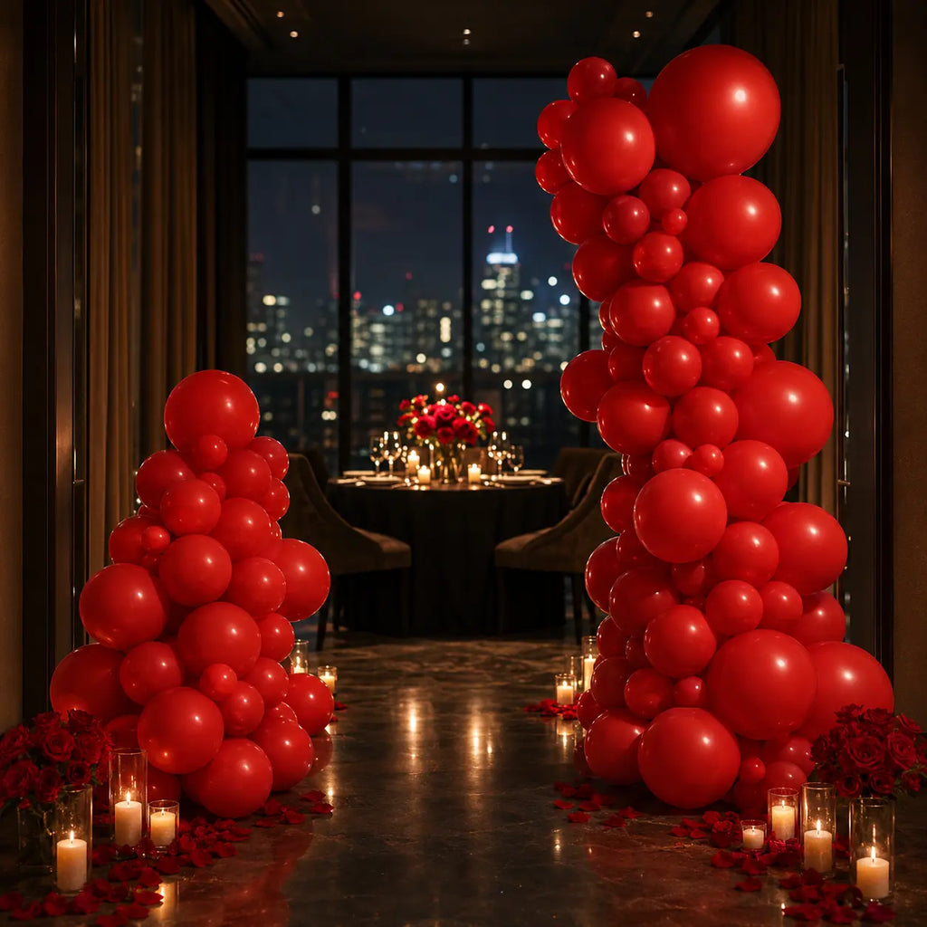 Red Balloon Decoration Set