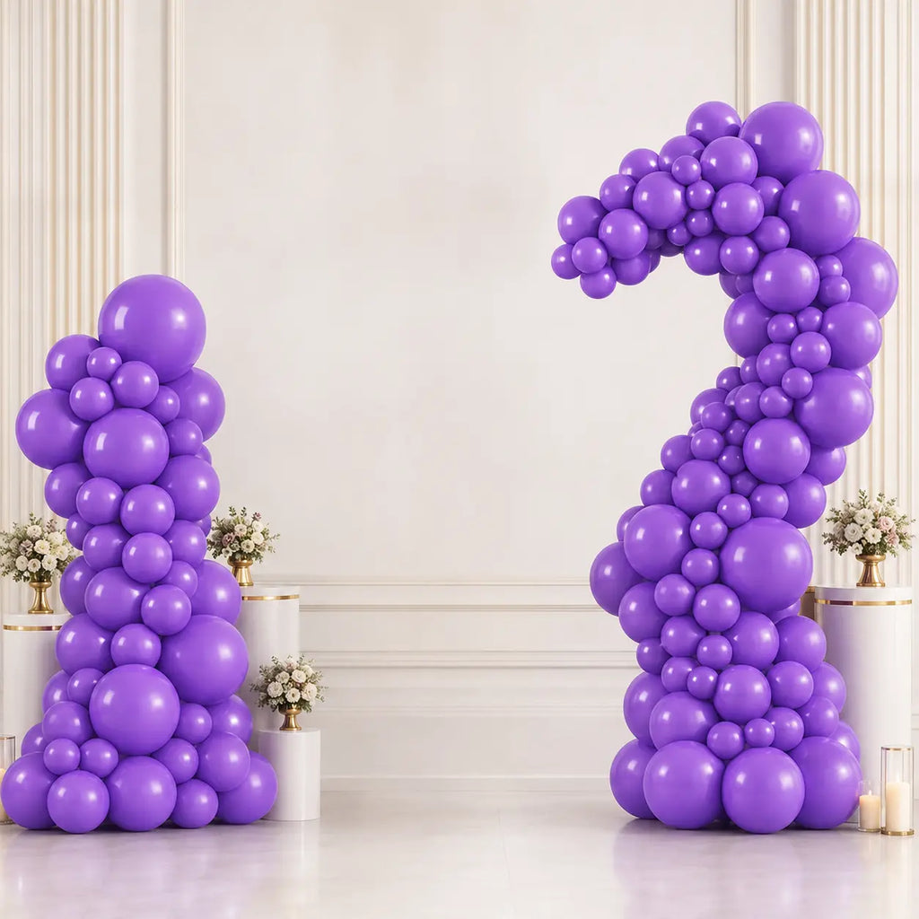 Purple Balloon Decoration Set