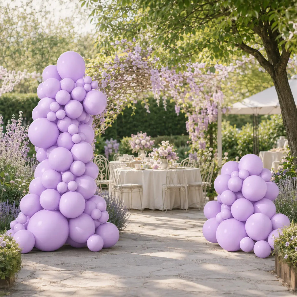 Lilac Balloon Decoration Set