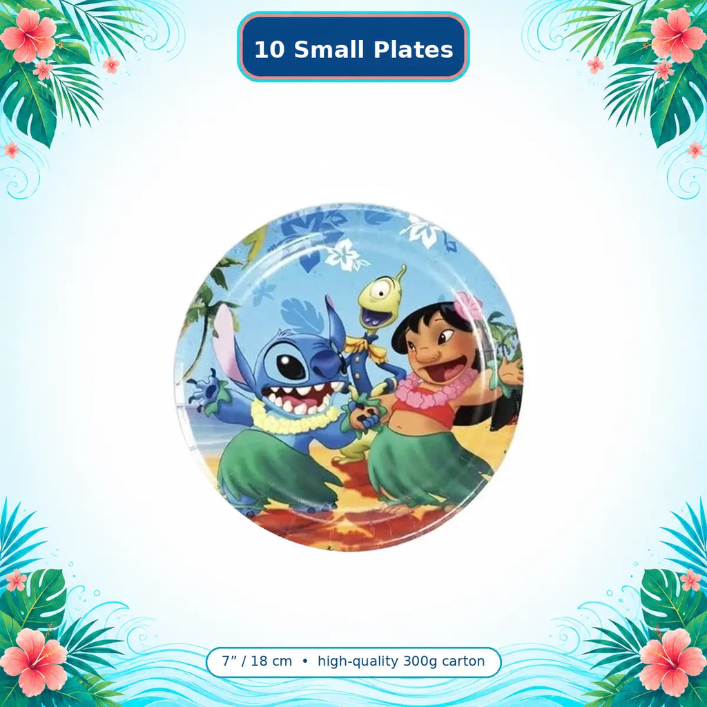 Lilo & Stitch Blue Tropical Party Set