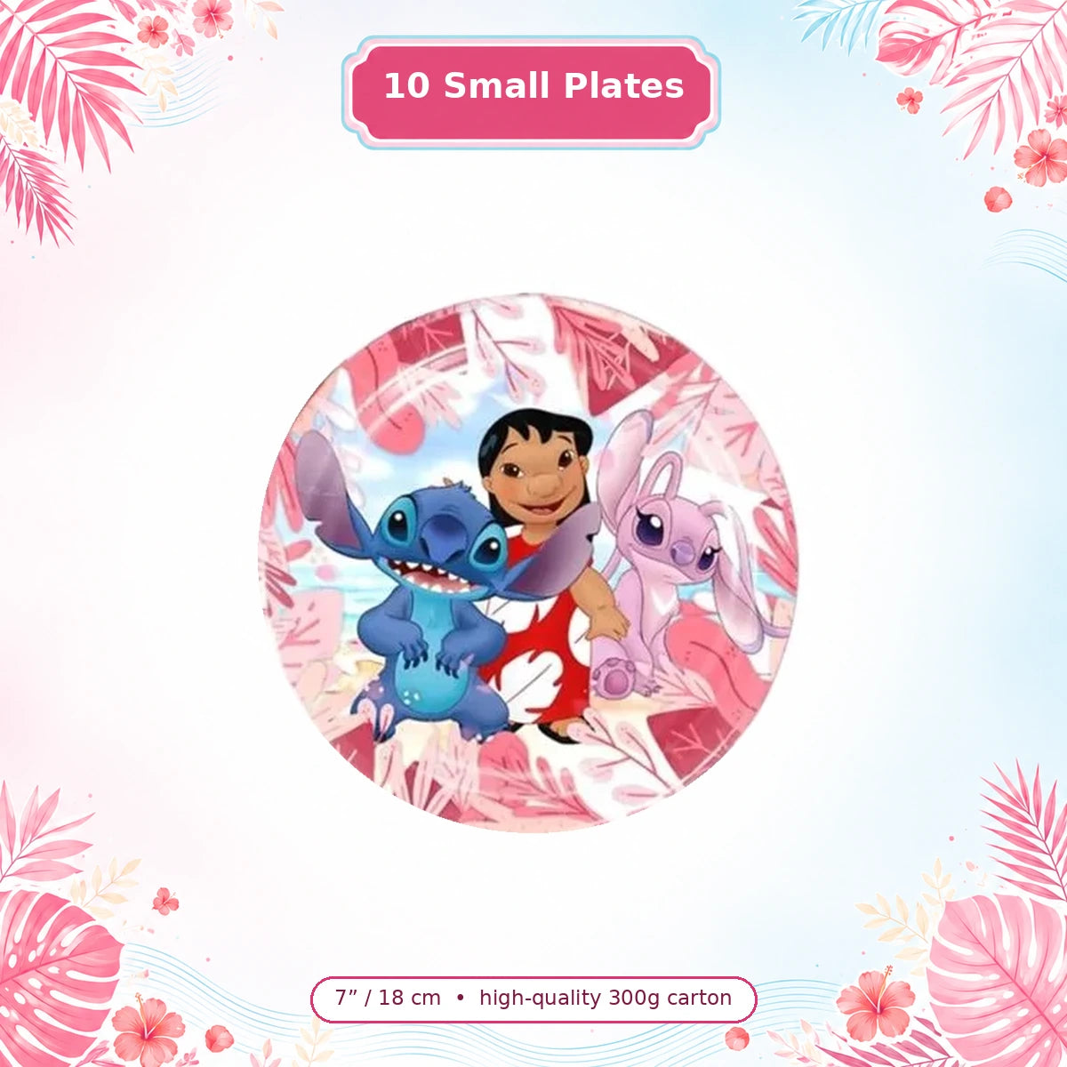 Lilo & Stitch Pink Birthday Party Set