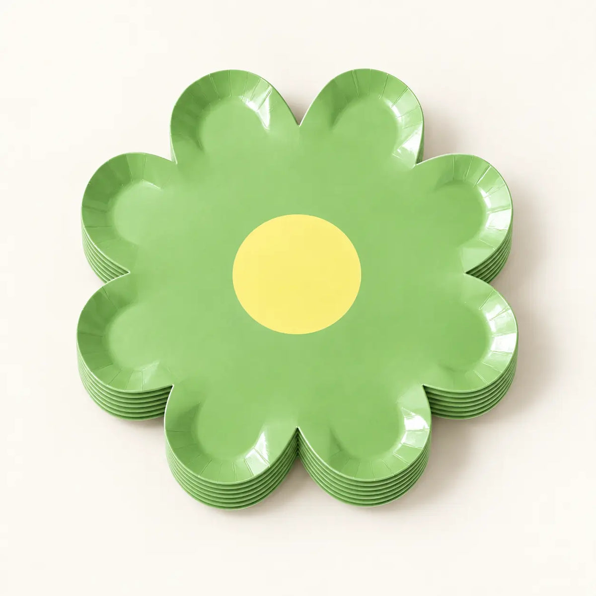 Flower Plates 7" Pack of 10