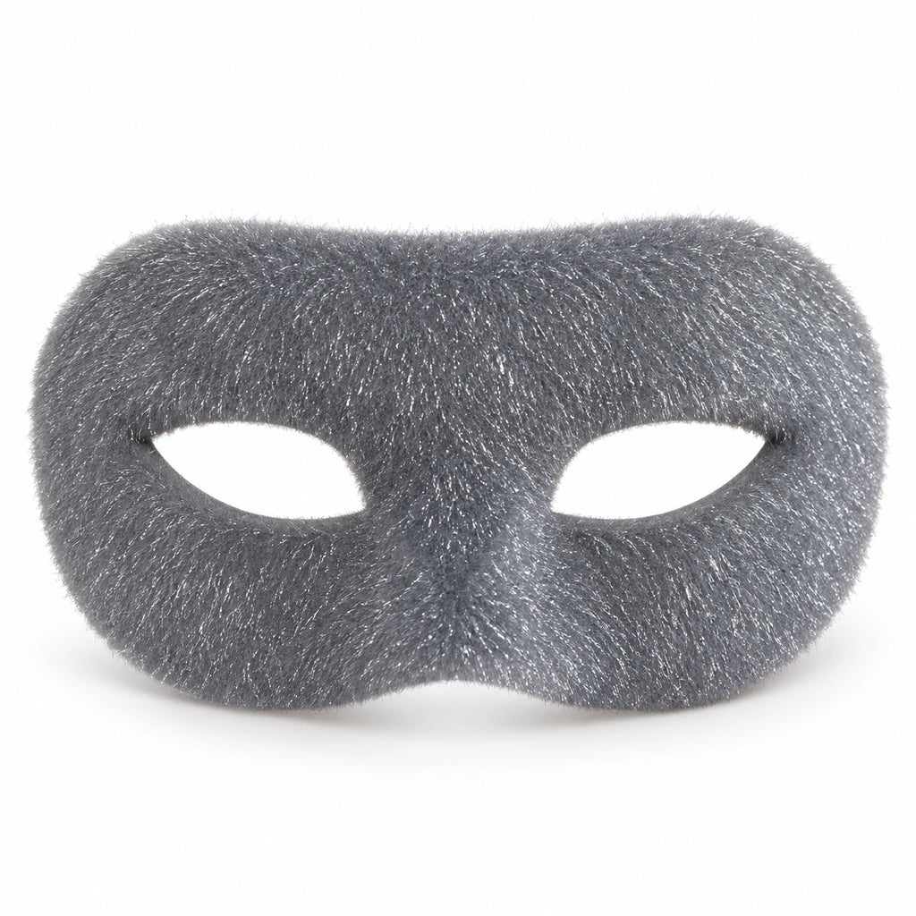 Plain Velour Masquerade Mask