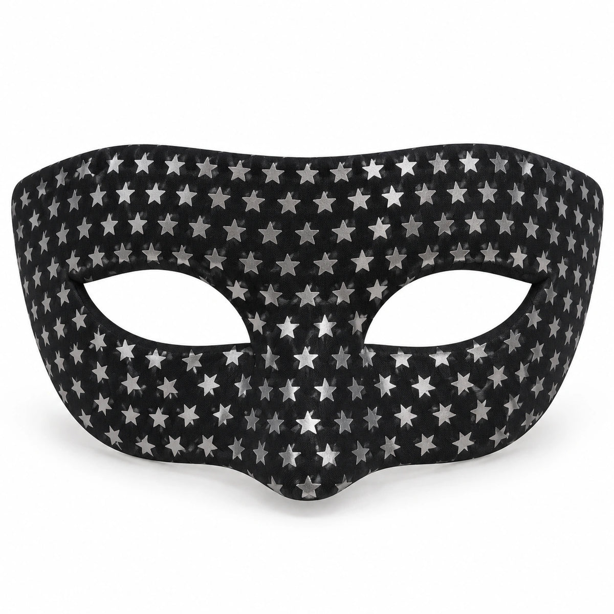 Plain Metallic Star Masquerade Mask