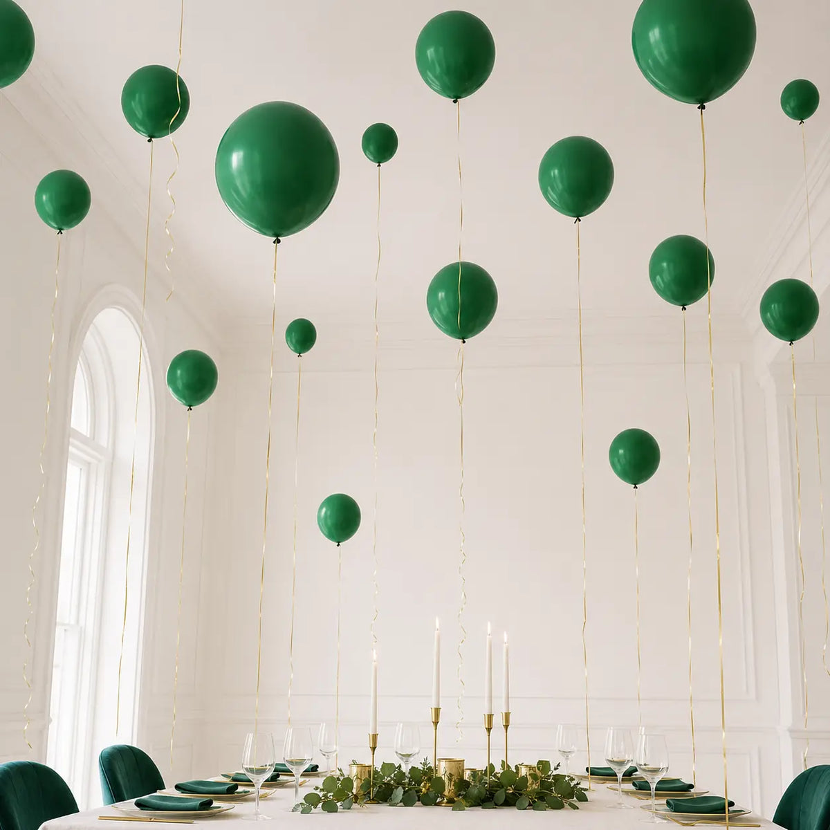 Green Balloon Decoration Set