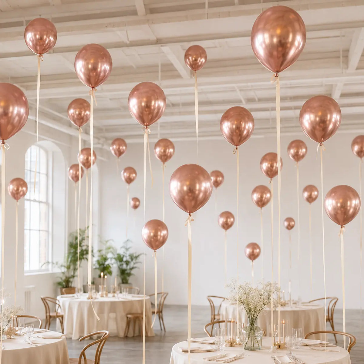Rose Gold Balloon Decoration Set