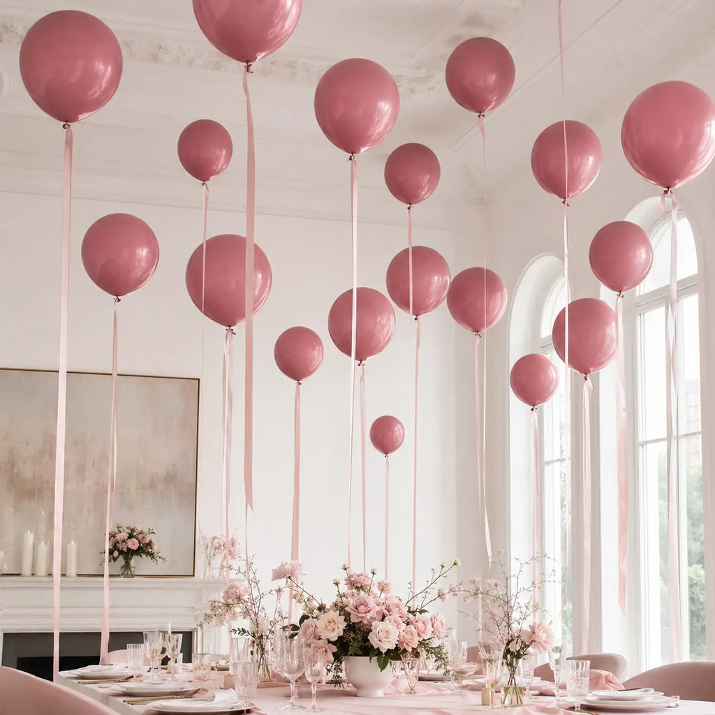Dusty Rose Balloon Decoration Set