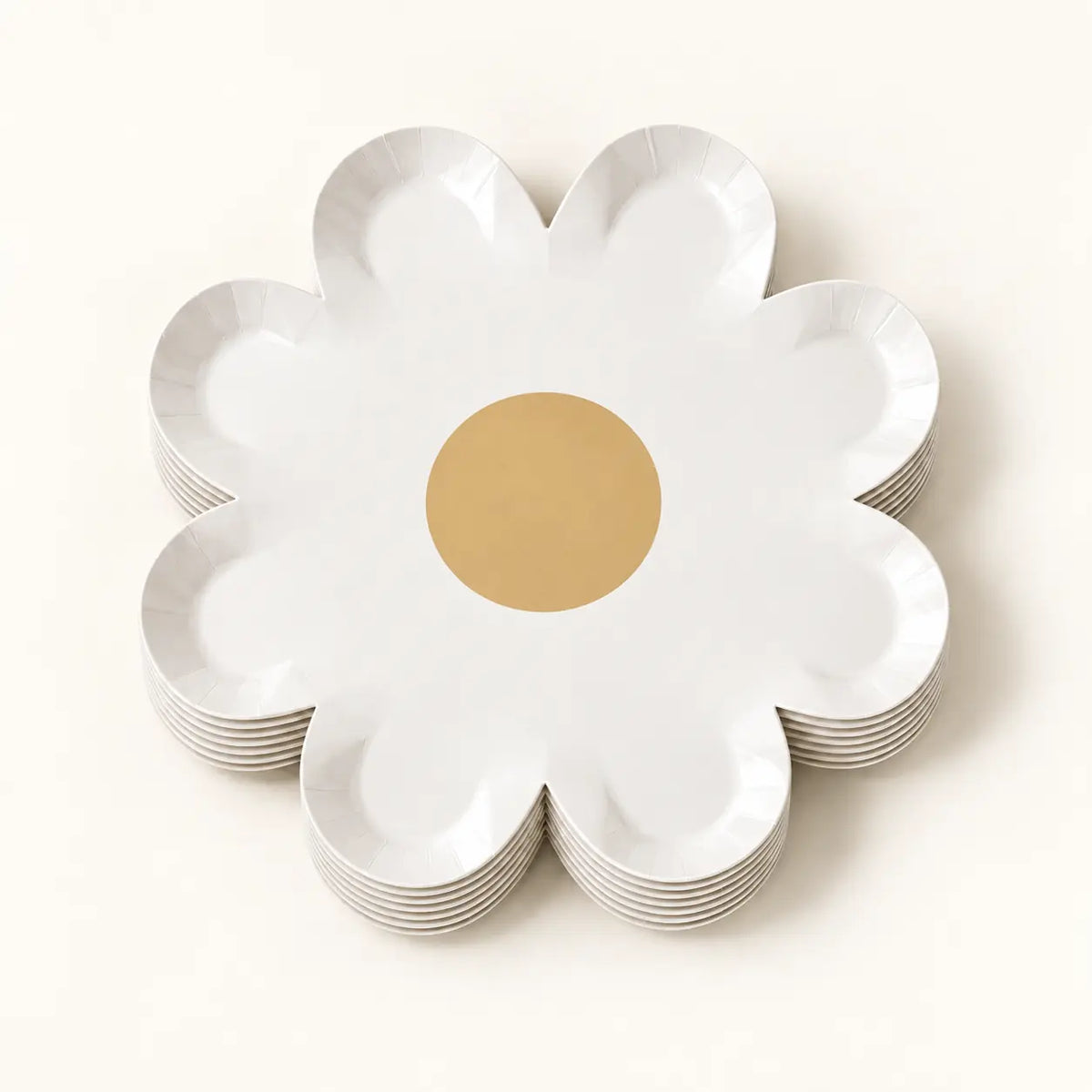 Flower Plates 7" Pack of 10