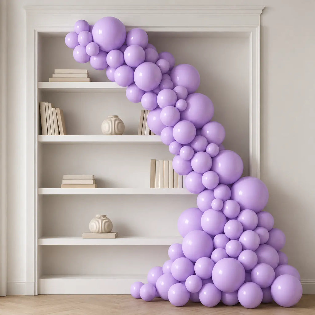 Lilac Balloon Decoration Set