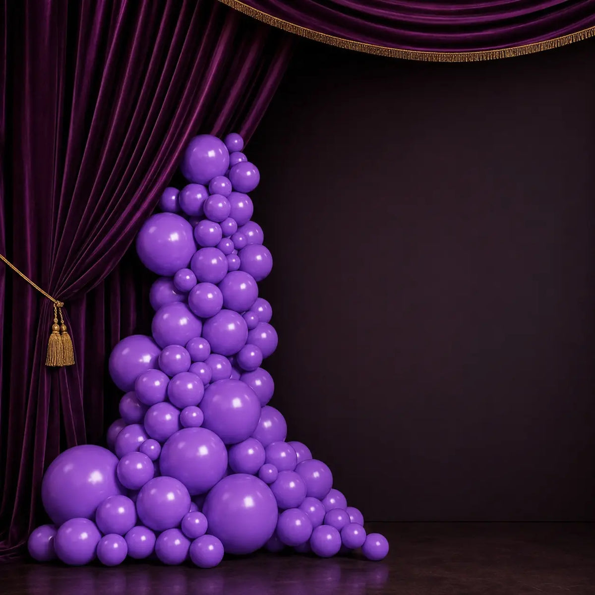 Purple Balloon Decoration Set
