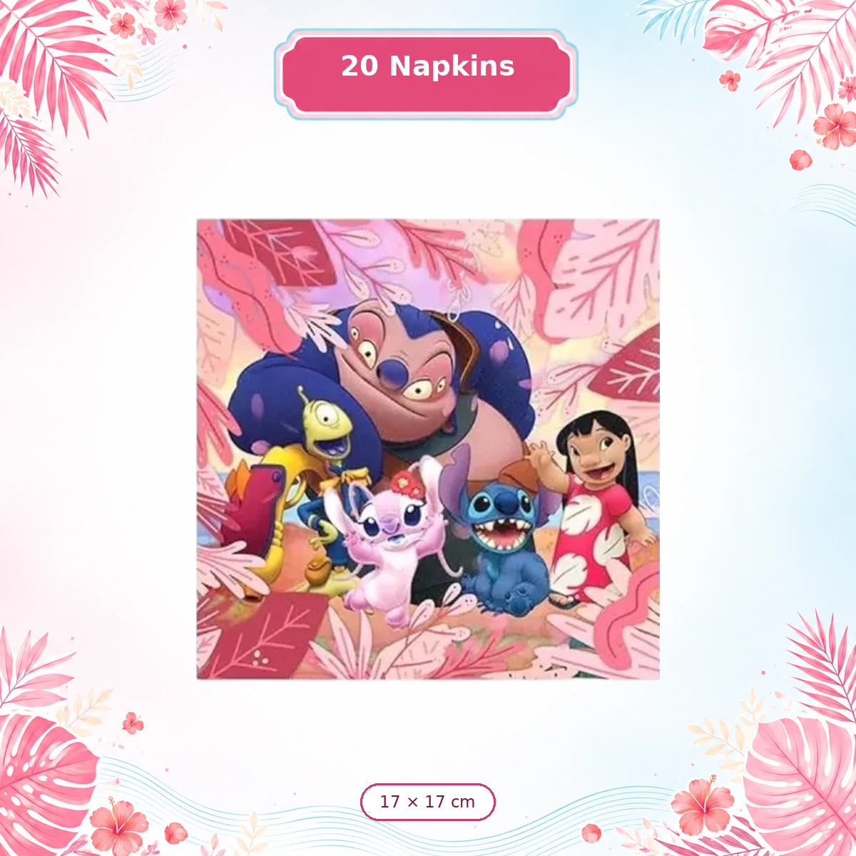 Lilo & Stitch Pink Birthday Party Set