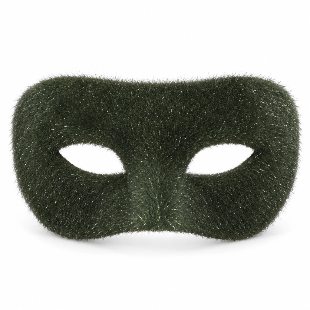 Plain Velour Masquerade Mask