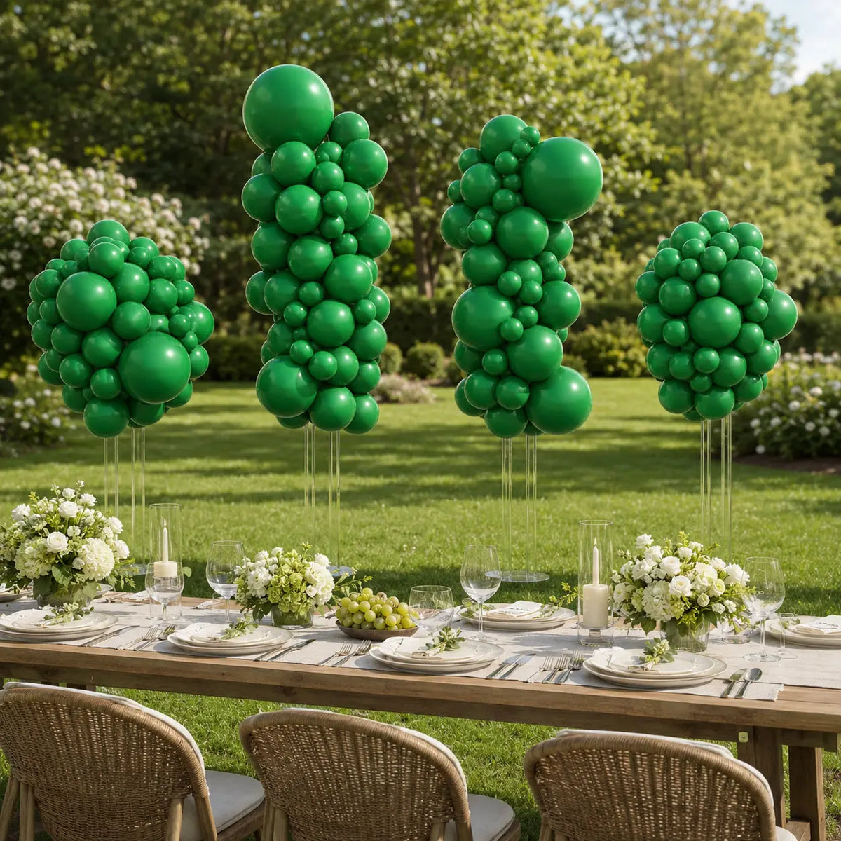 Green Balloon Decoration Set