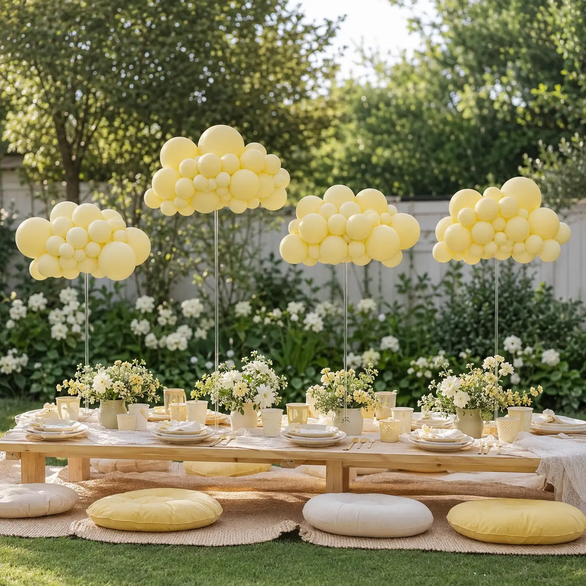 Yellow Balloon Decoration Set