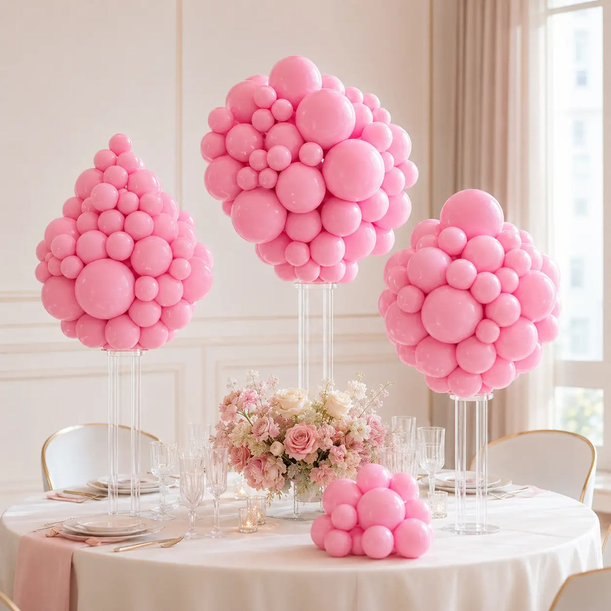 Pink Balloon Decoration Set