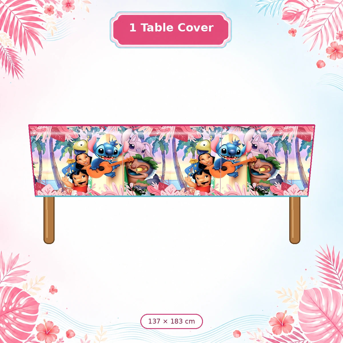 Lilo & Stitch Pink Birthday Party Set
