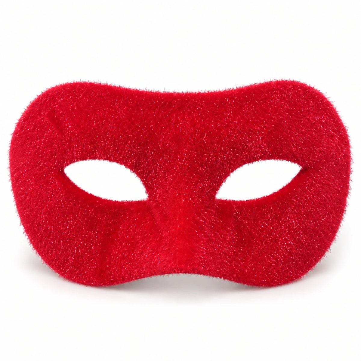 Plain Velour Masquerade Mask