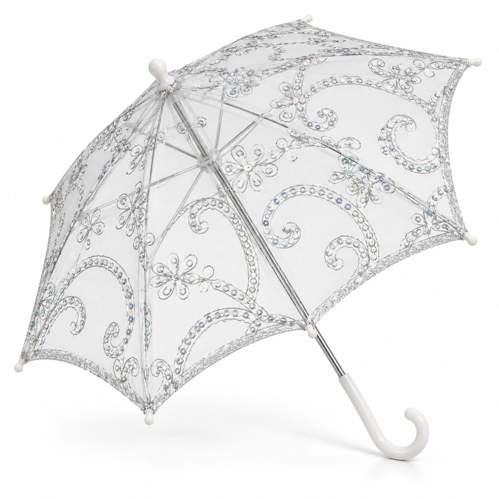 Decorative Lace Parasol Umbrella - 38 cm