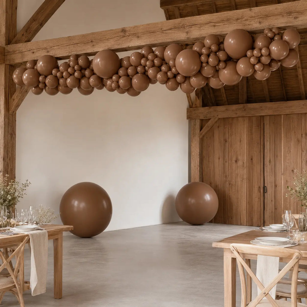 Brown Balloon Decoration Set