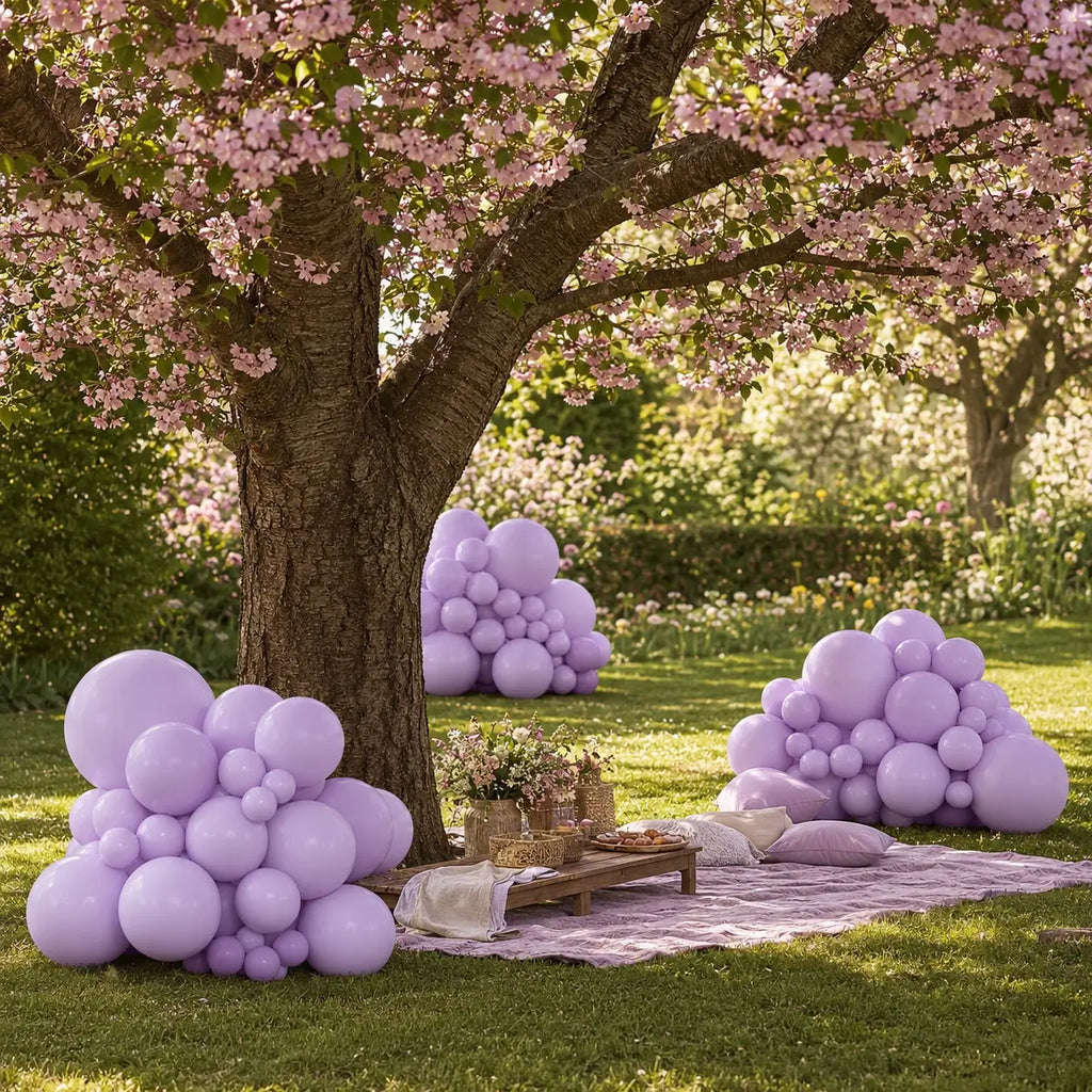 Lilac Balloon Decoration Set