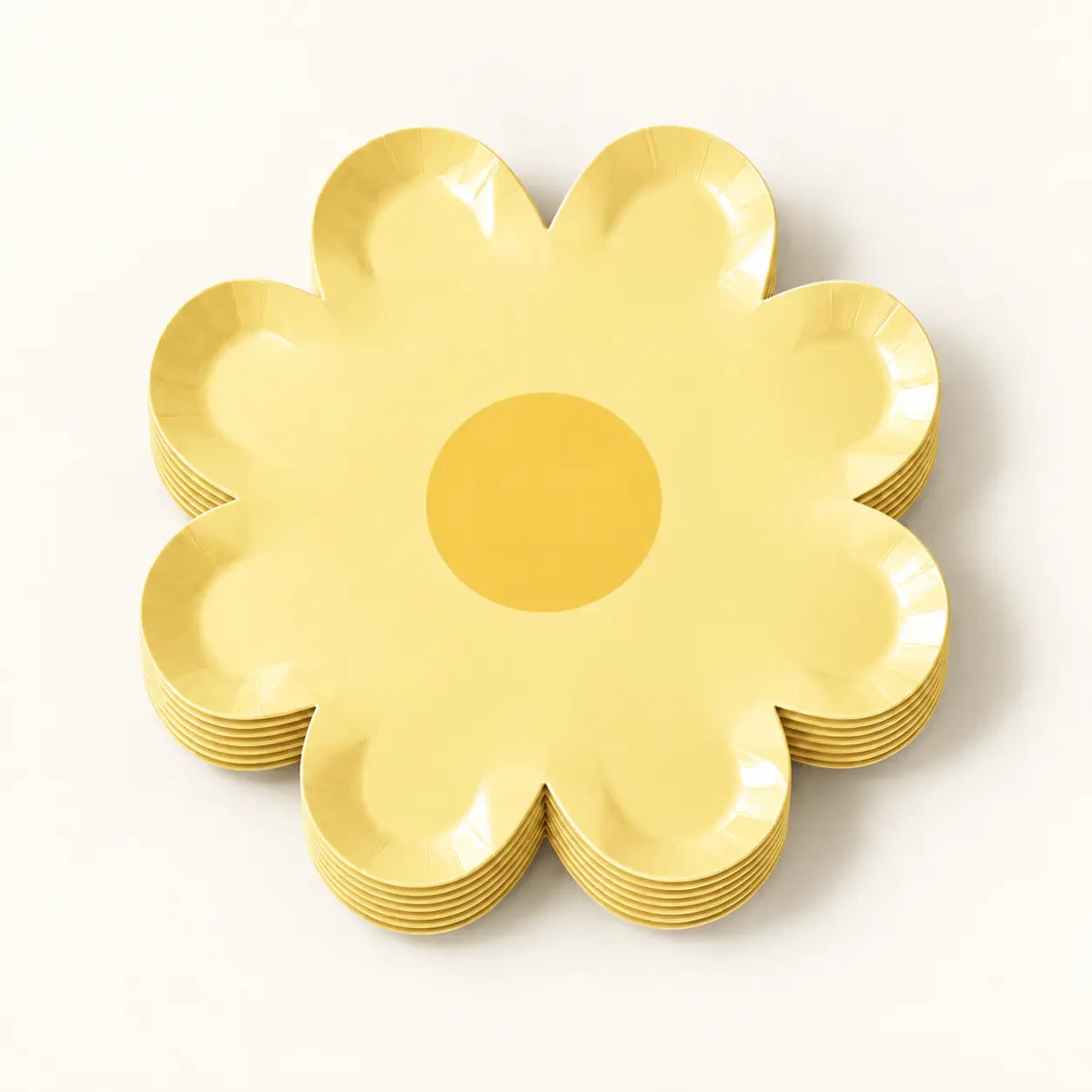 Flower Plates 7" Pack of 10