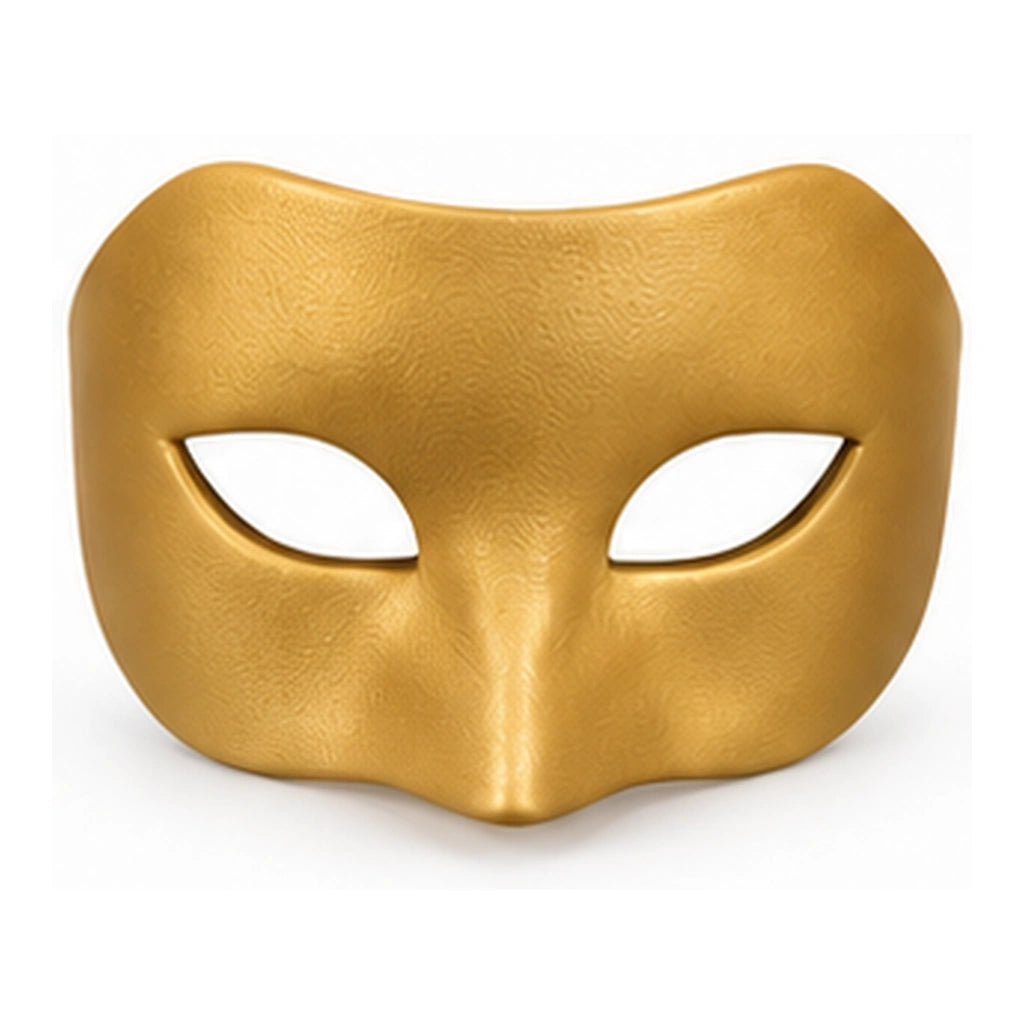 Plain Leather Masquerade Mask