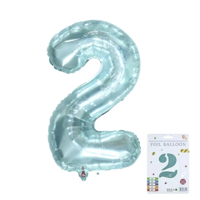 32" Foil Number Balloons – Numbers 0 to 9