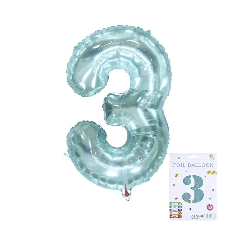 32" Foil Number Balloons – Numbers 0 to 9