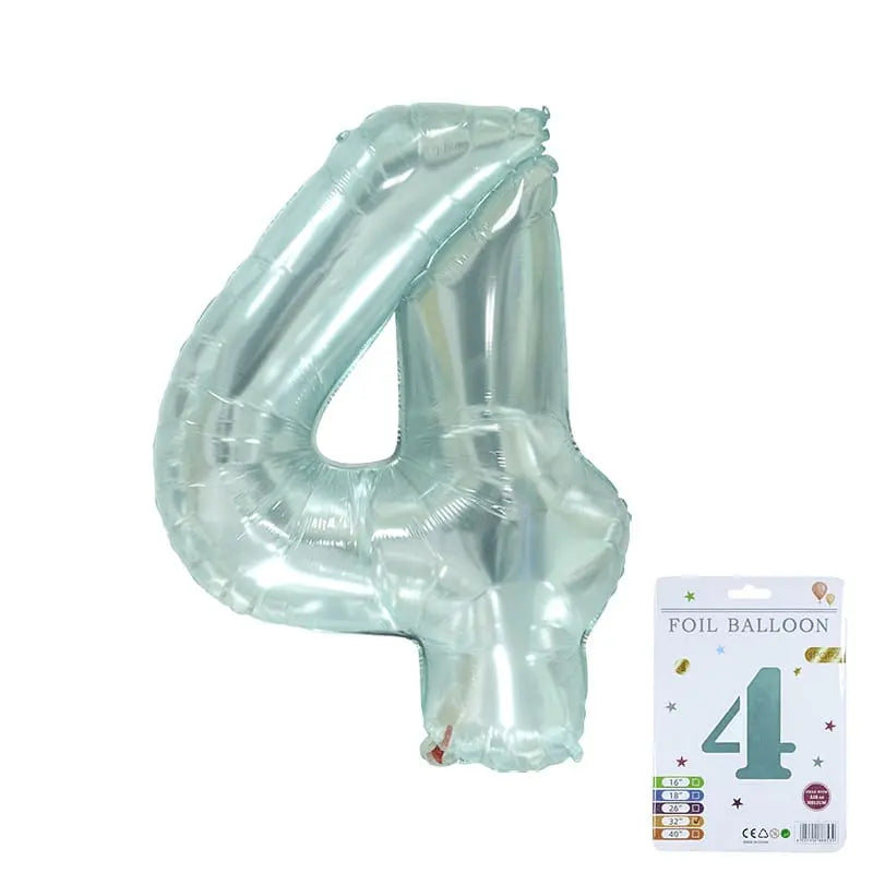 32" Foil Number Balloons – Numbers 0 to 9