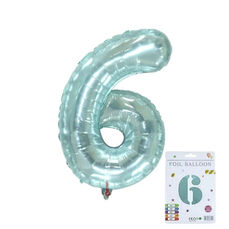 32" Foil Number Balloons – Numbers 0 to 9