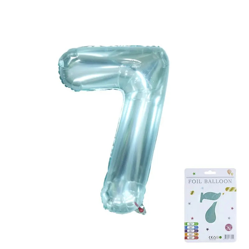 32" Foil Number Balloons – Numbers 0 to 9