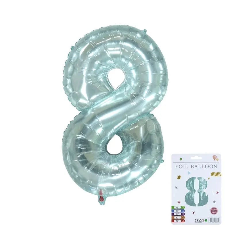 32" Foil Number Balloons – Numbers 0 to 9