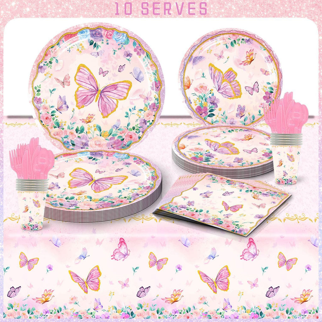Butterfly Birthday Party Set