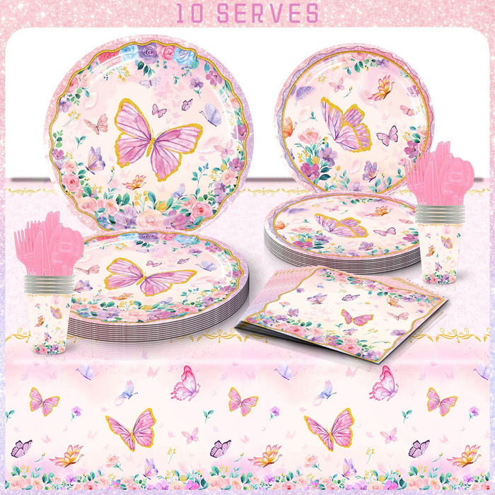 Butterfly Birthday Party Set