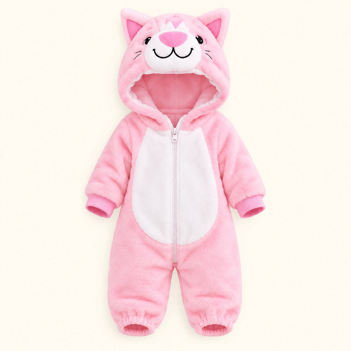 Pink Cat Onesie Costume