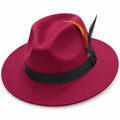 Feather Fedora Hat