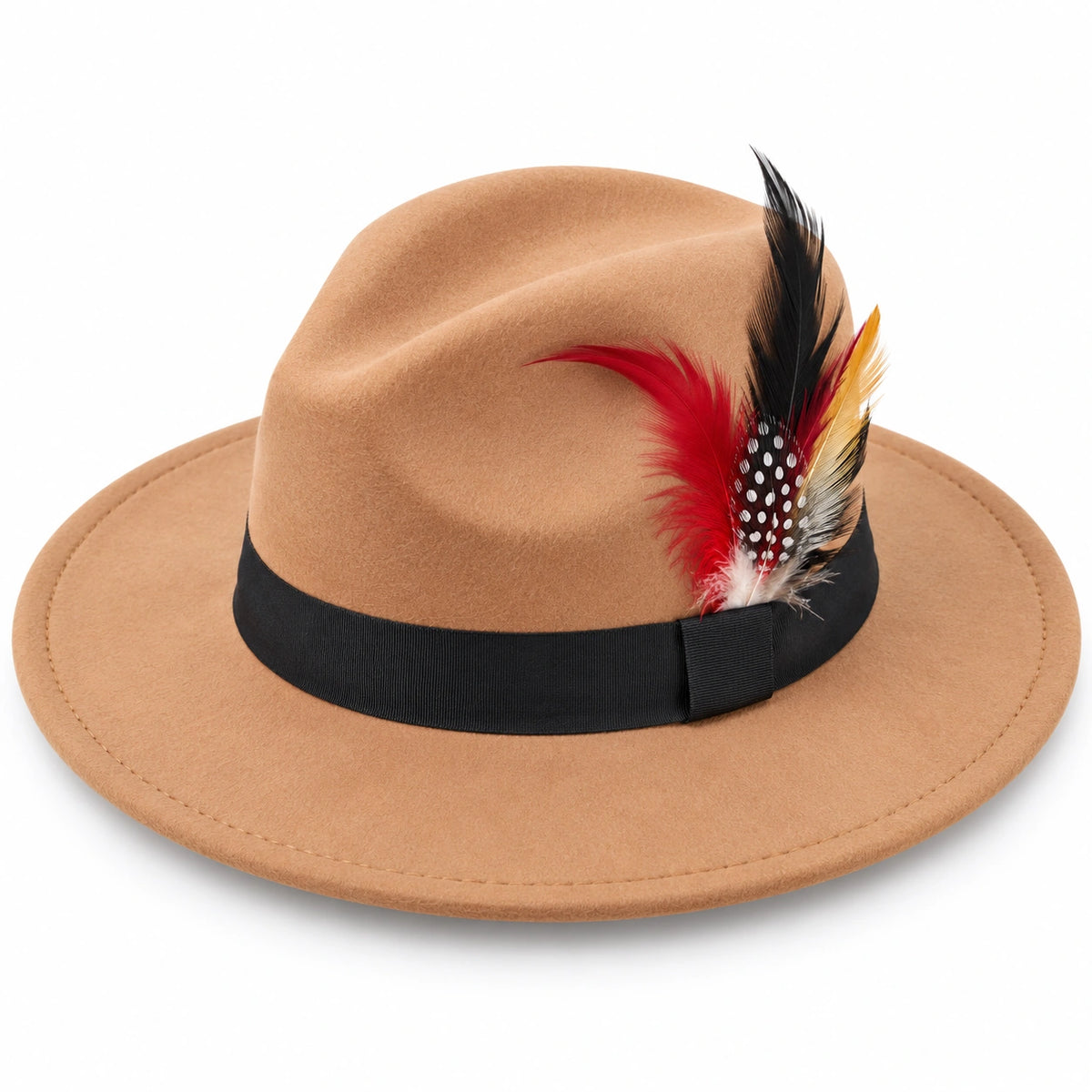 Feather Fedora Hat