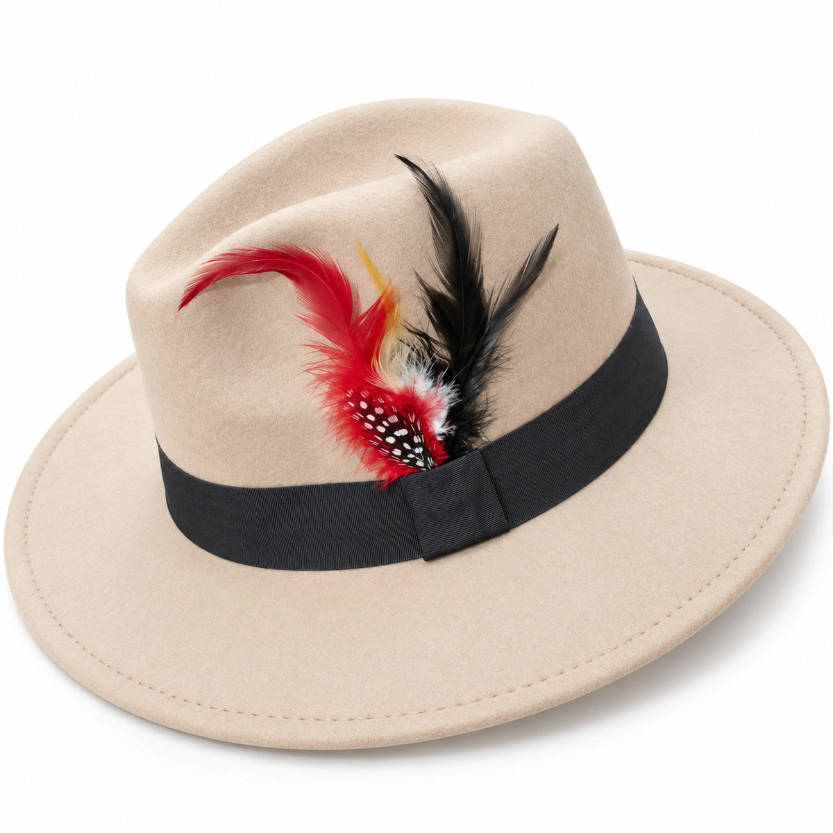 Feather Fedora Hat