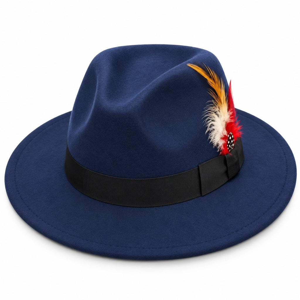 Feather Fedora Hat